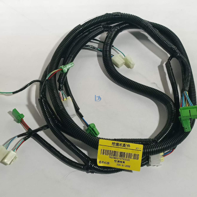 Lanxin High Quality Air Conditioner Wiring Harness YN20M00107S002G for Kobelco SK200-8 Excavator J05E Engine