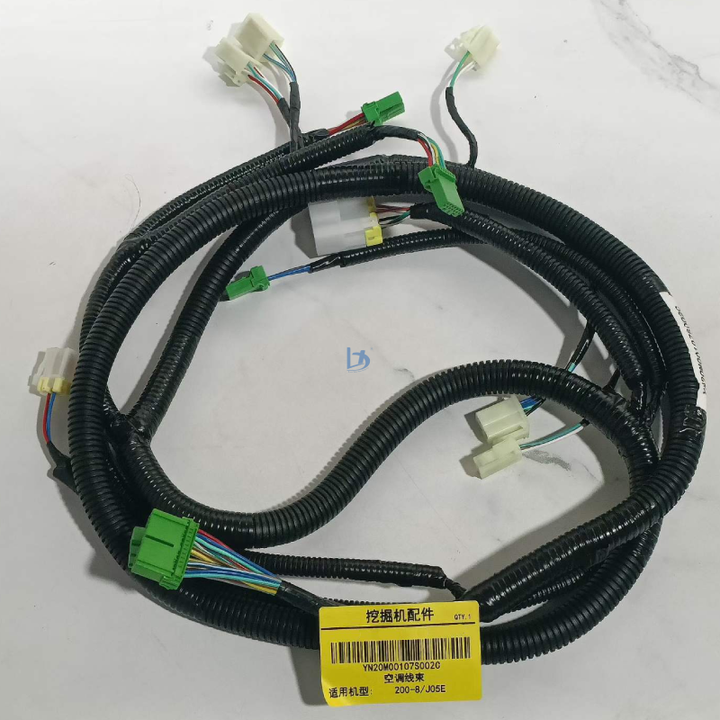 Lanxin High Quality Air Conditioner Wiring Harness YN20M00107S002G for Kobelco SK200-8 Excavator J05E Engine