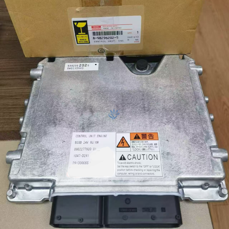 Excavator Engine Controller ECU ECM 898296202-5 24V Engine Control Module Compatible with 4JG3 4JJ1 4HK1 6HK1 6WG1 Engine Parts