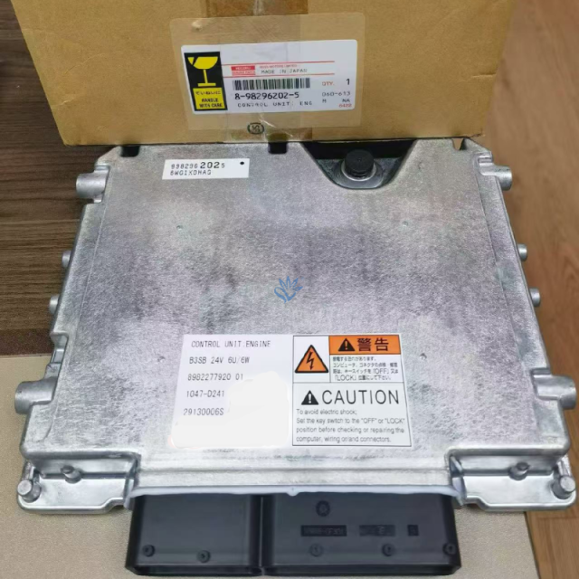Excavator Engine Controller ECU ECM 898296202-5 24V Engine Control Module Compatible with 4JG3 4JJ1 4HK1 6HK1 6WG1 Engine Parts