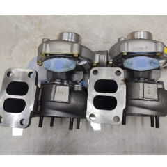 LANXIN Aftermarket 6D95 Engine Turbocharger Assembly | Direct Replacement for Komatsu PC200-6 Excavator Construction Machinery