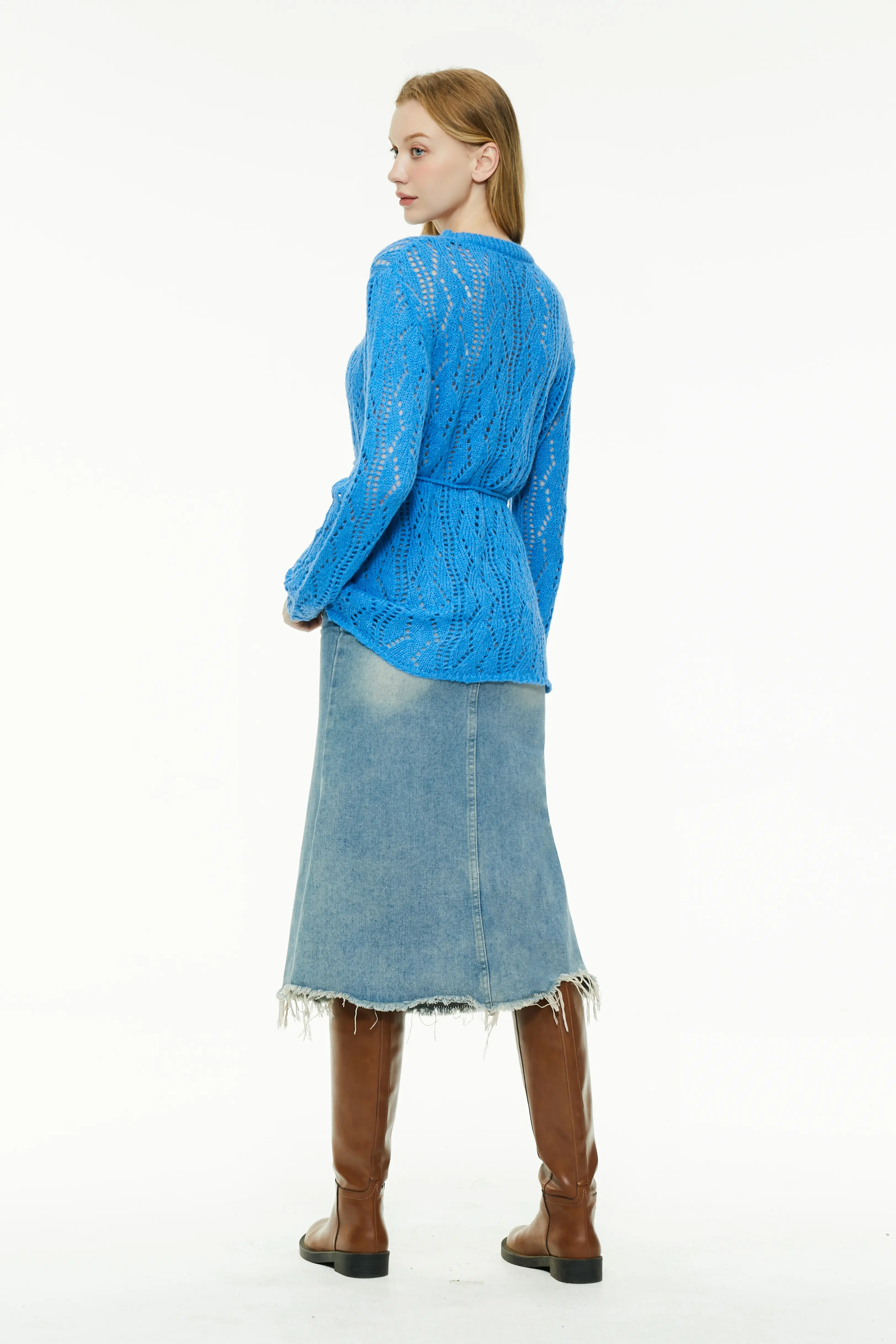 Artisan Open Knit Loose Fit Sweater