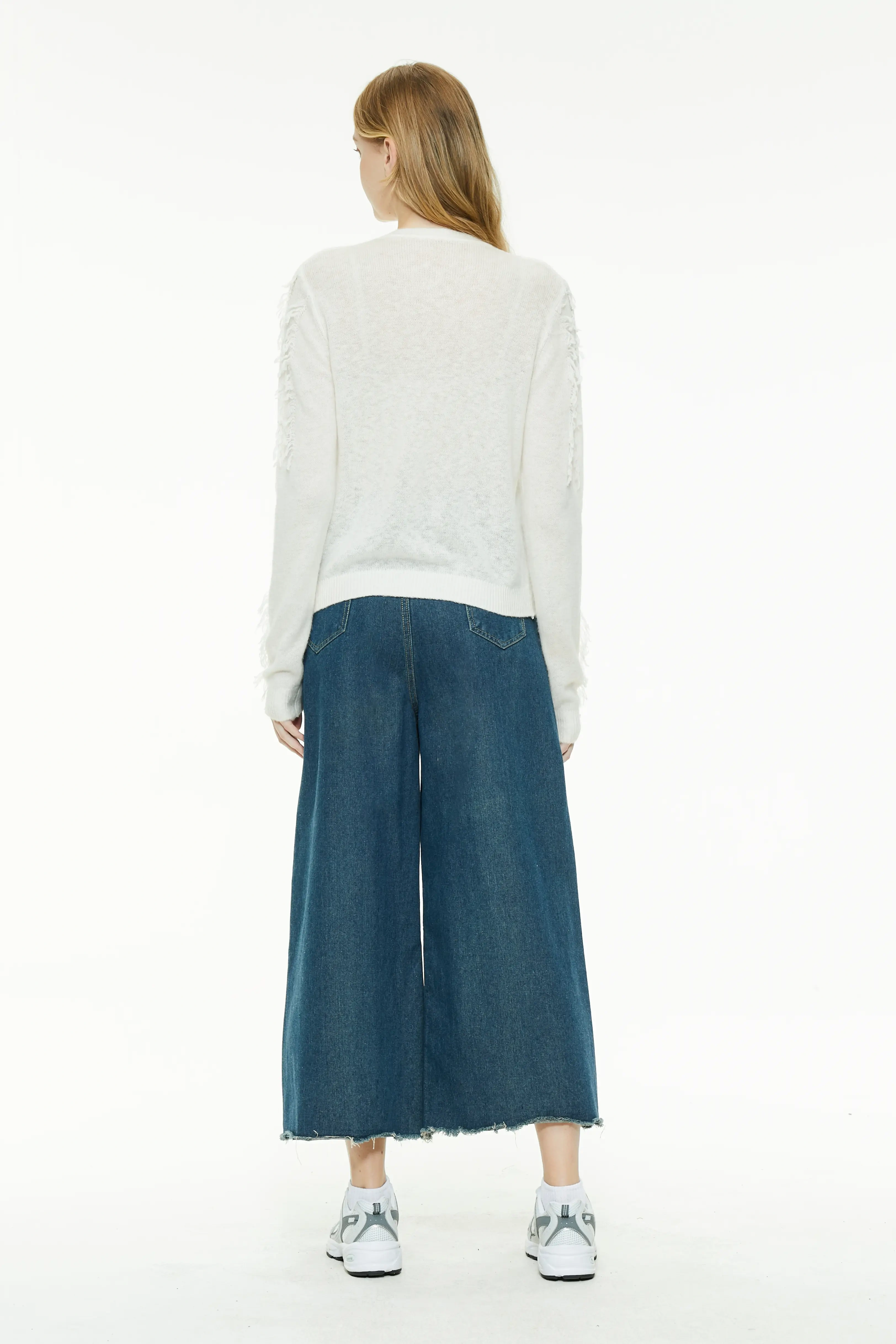 Chunky Knit Button-Up Sweater