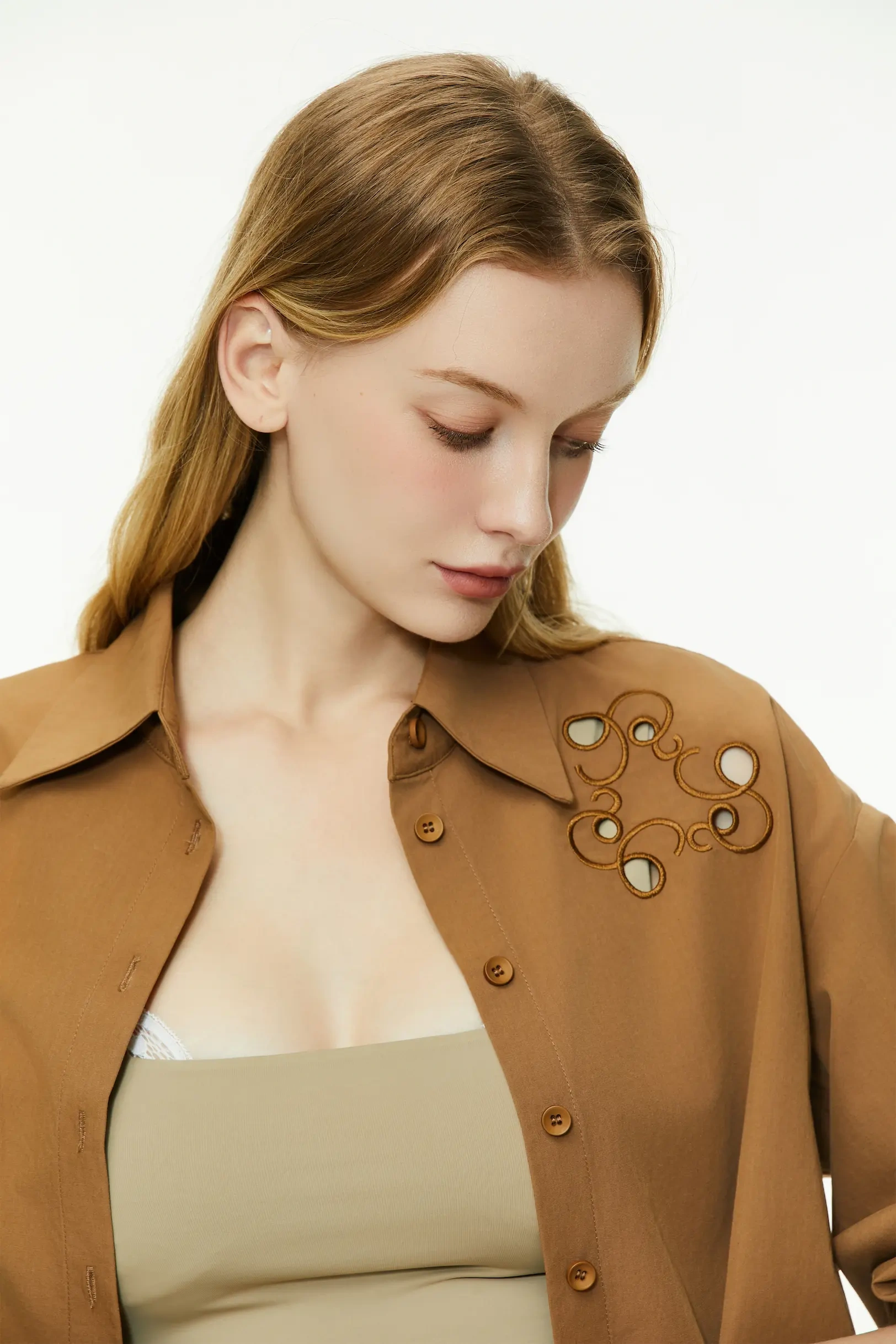 Women's puff sleeve shirt