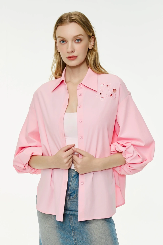 Women's puff sleeve shirt