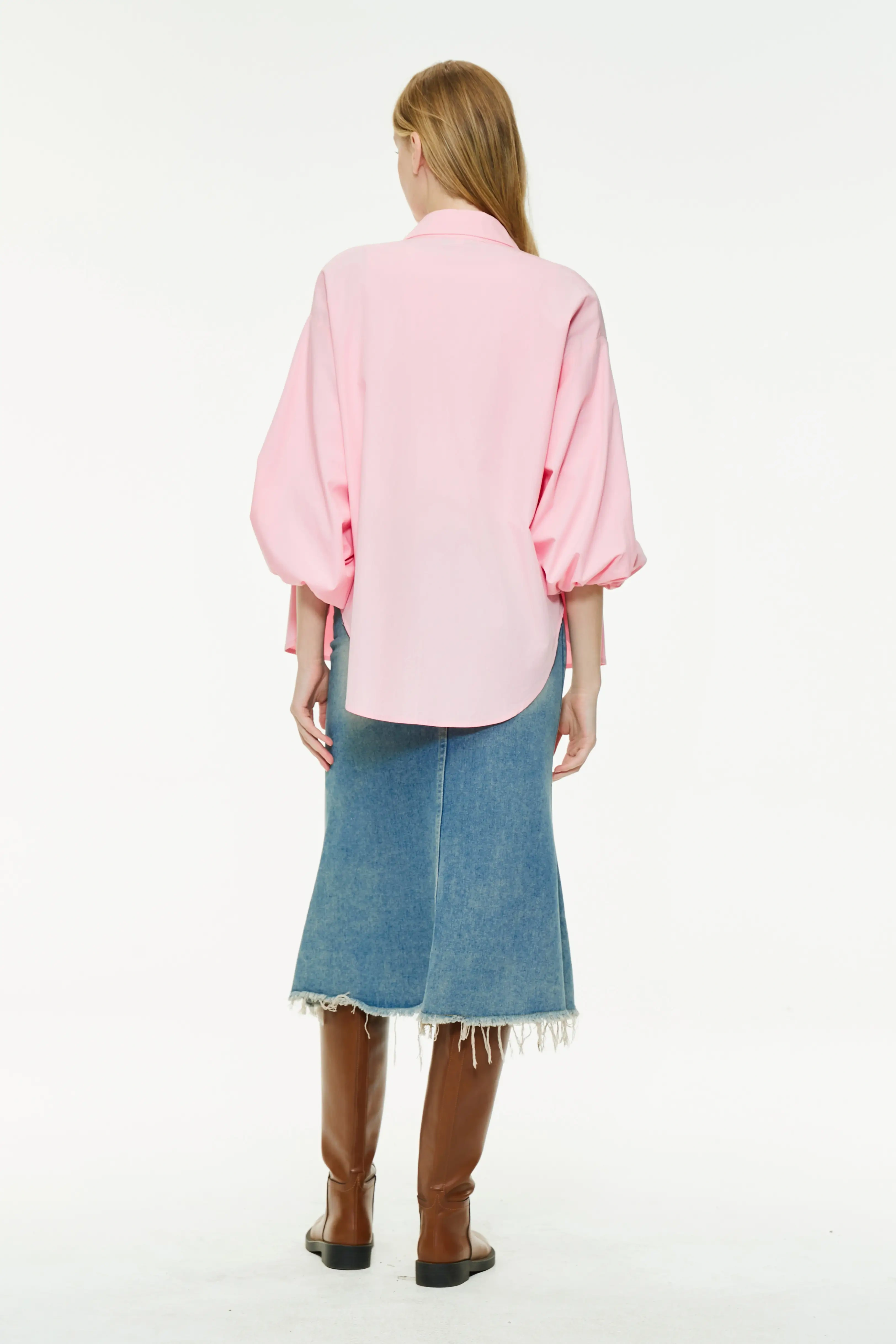 Women's puff sleeve shirt