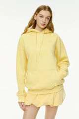 Oversized Drop Shoulder Hoodie - Cozy Unisex Blank Sweatshirt