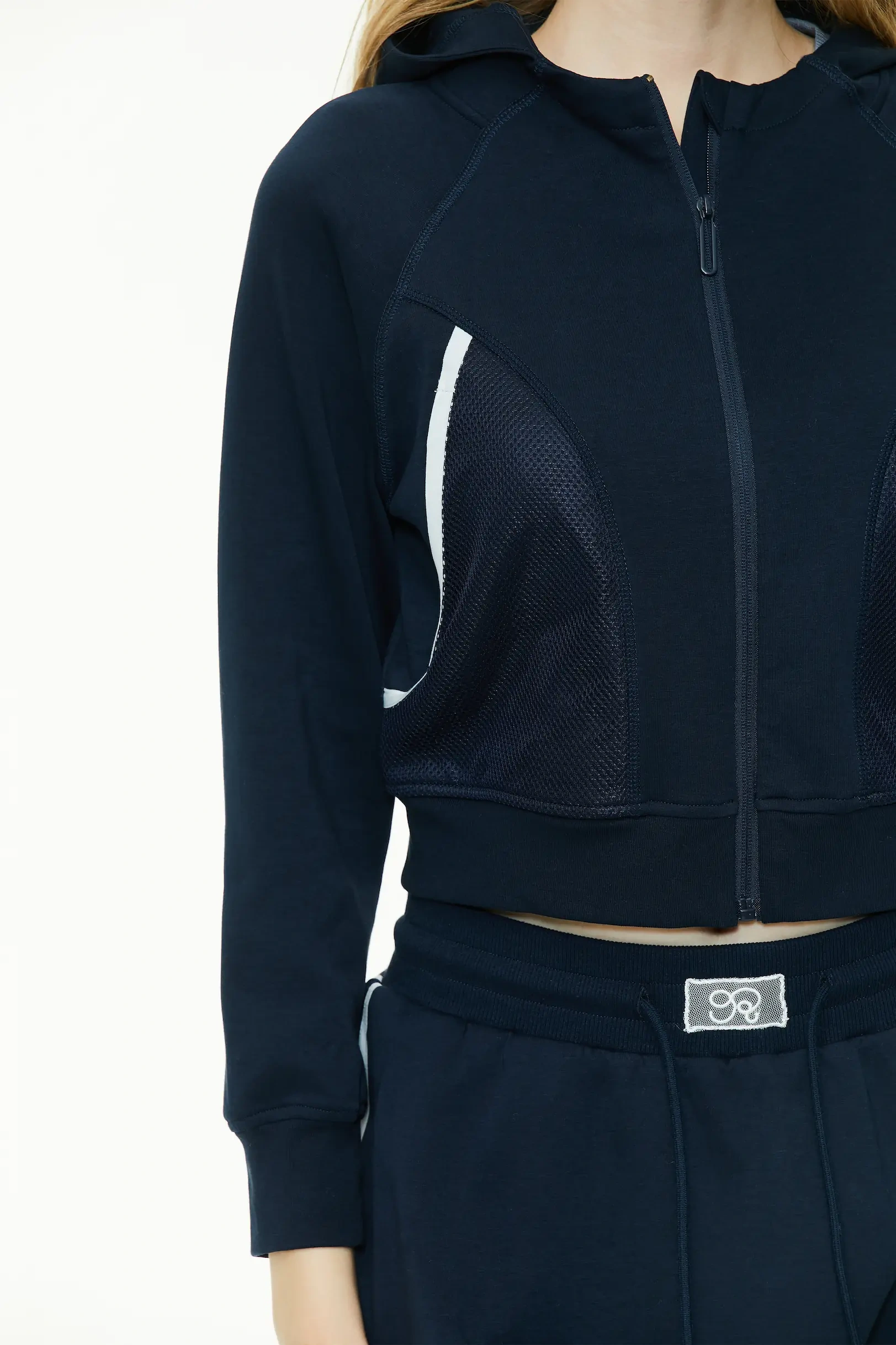 Short Zip-Up Hoodie