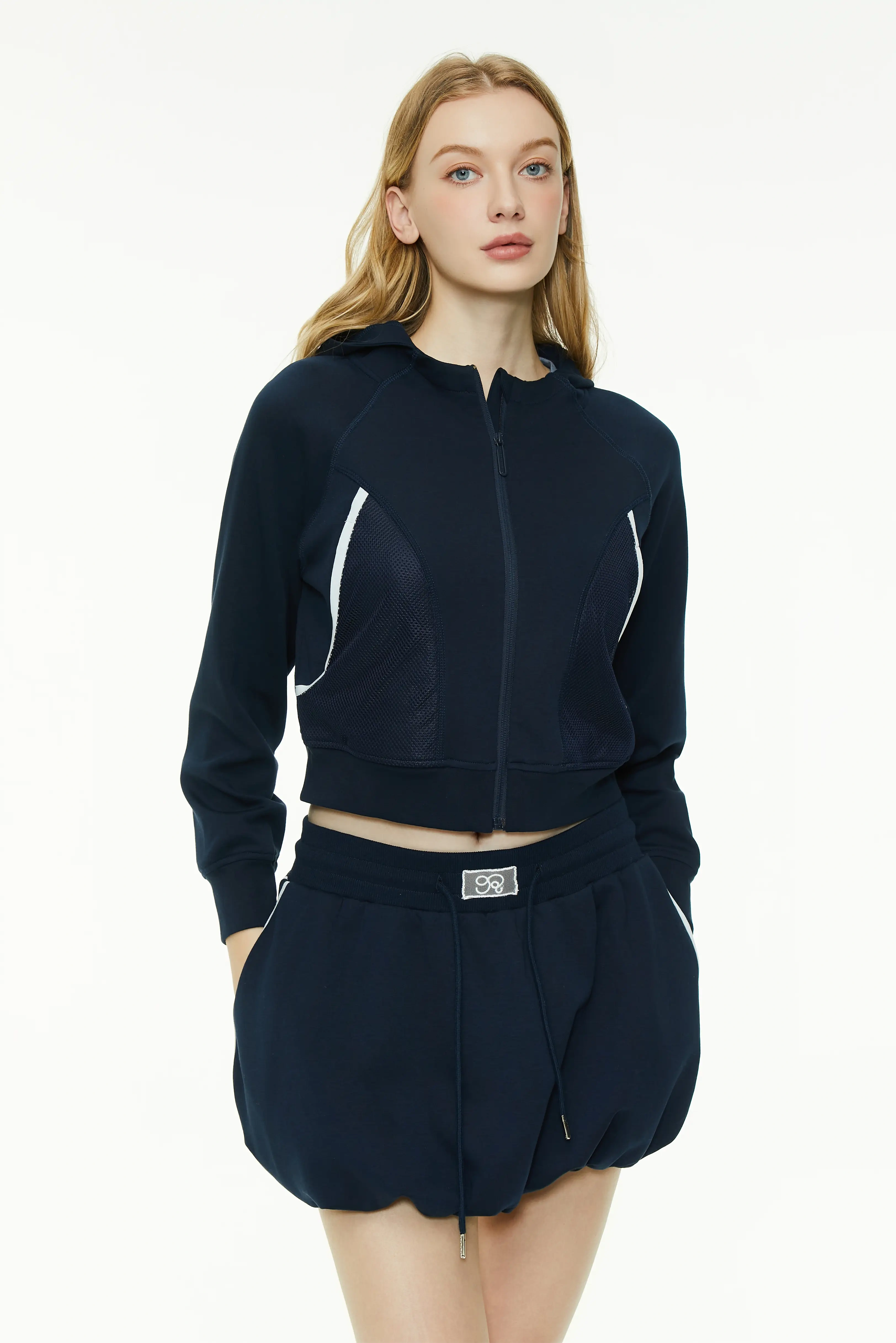 Short Zip-Up Hoodie
