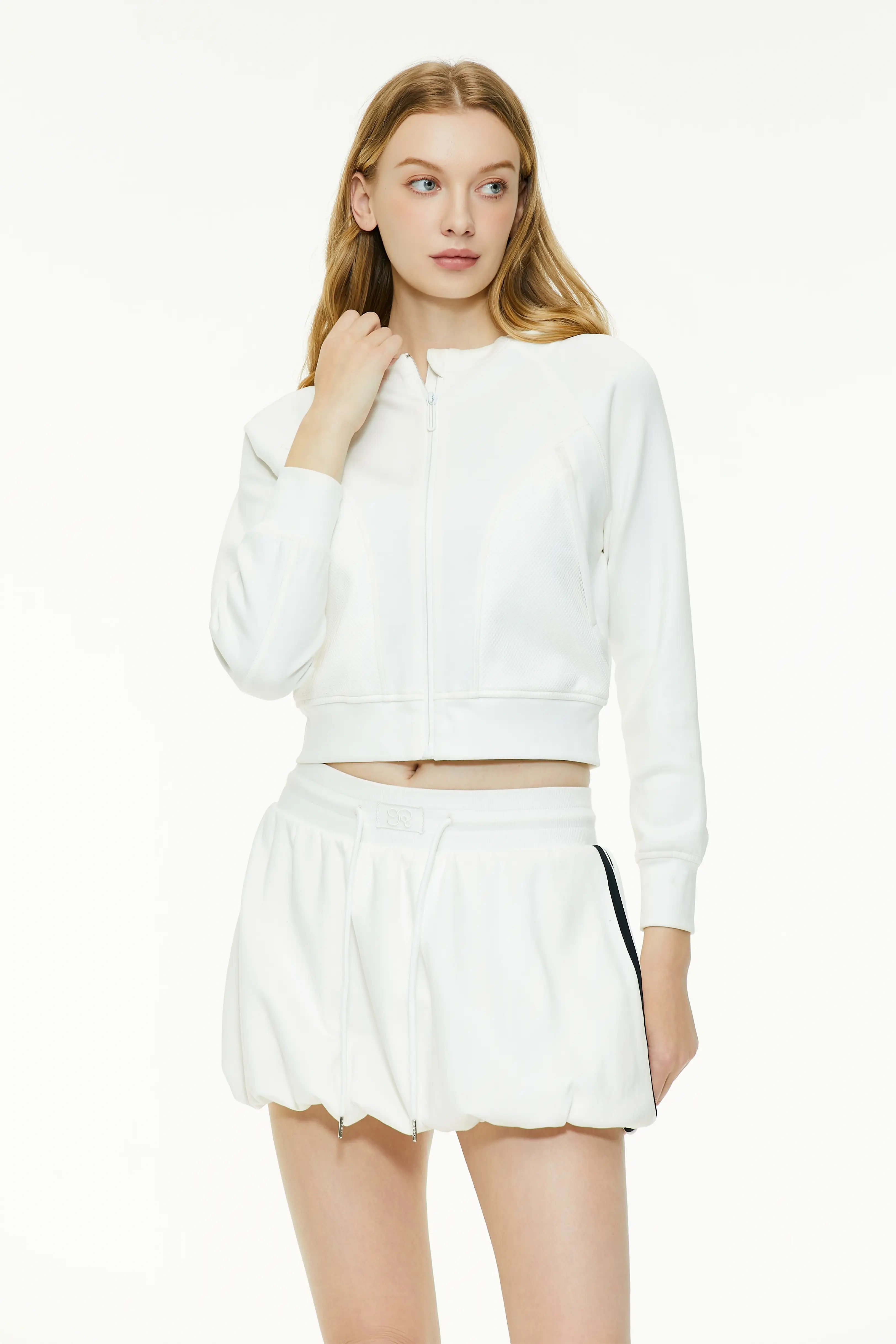 Short Zip-Up Hoodie