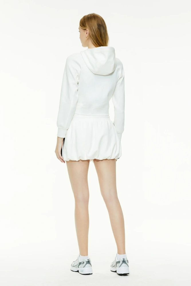 Short Zip-Up Hoodie
