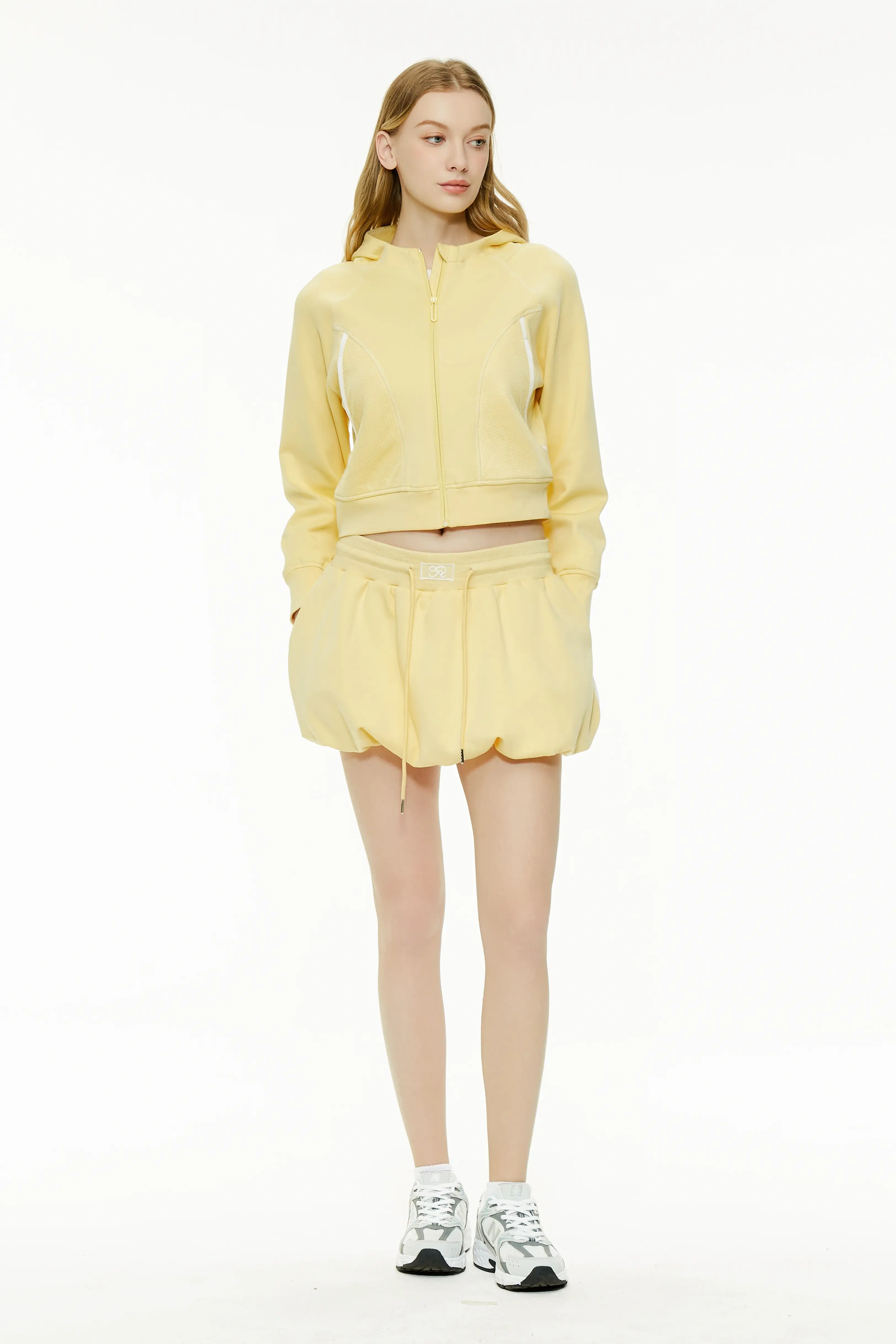 Short Zip-Up Hoodie