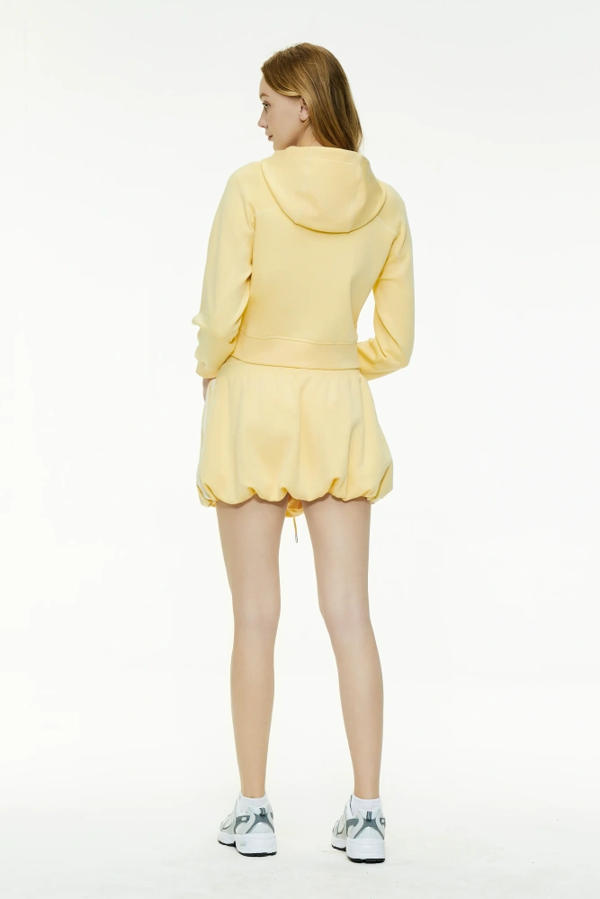 Mesh Patchwork Zip Up Cropped Hoodie Athleisure Jacket