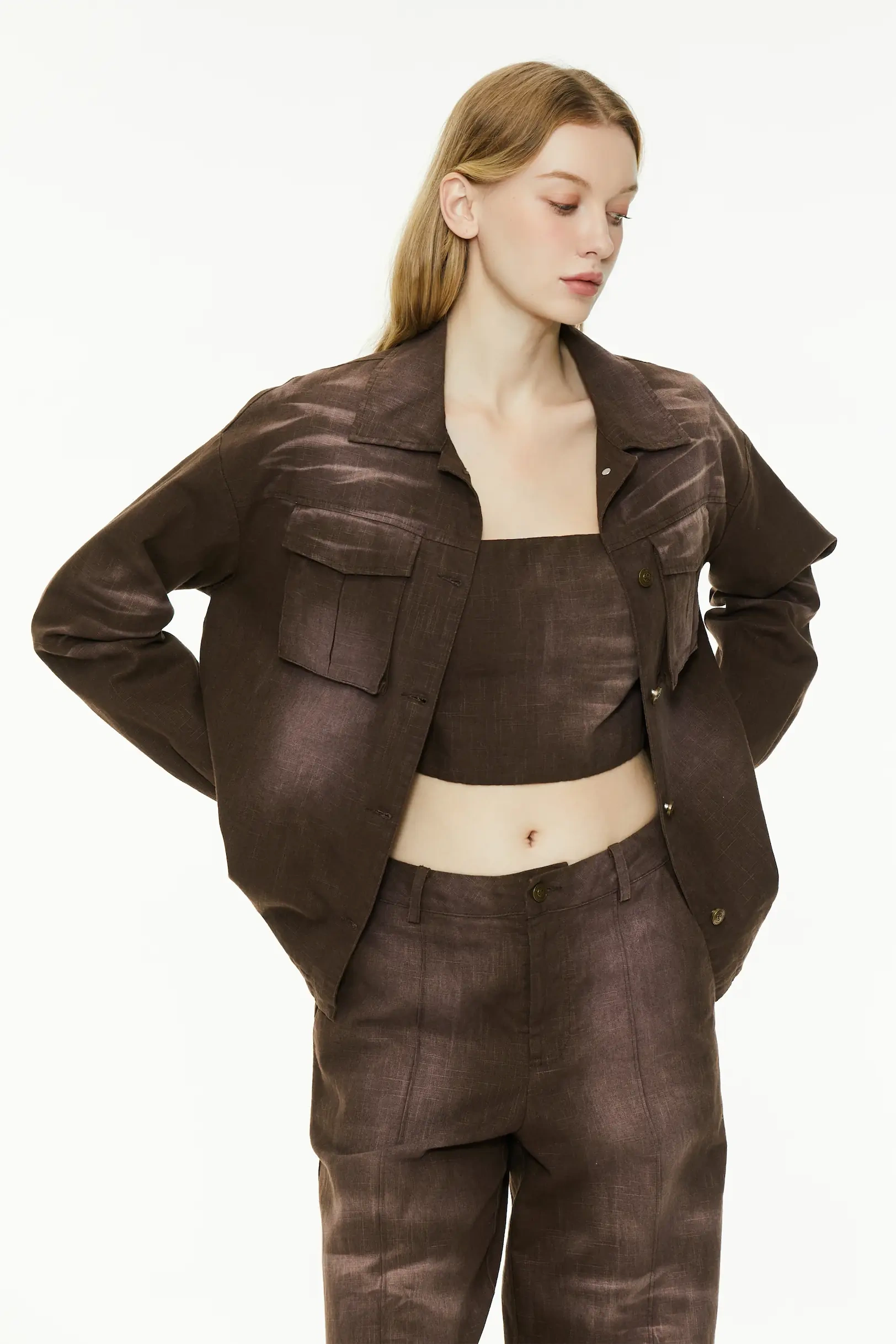 Retro work shirt jacket