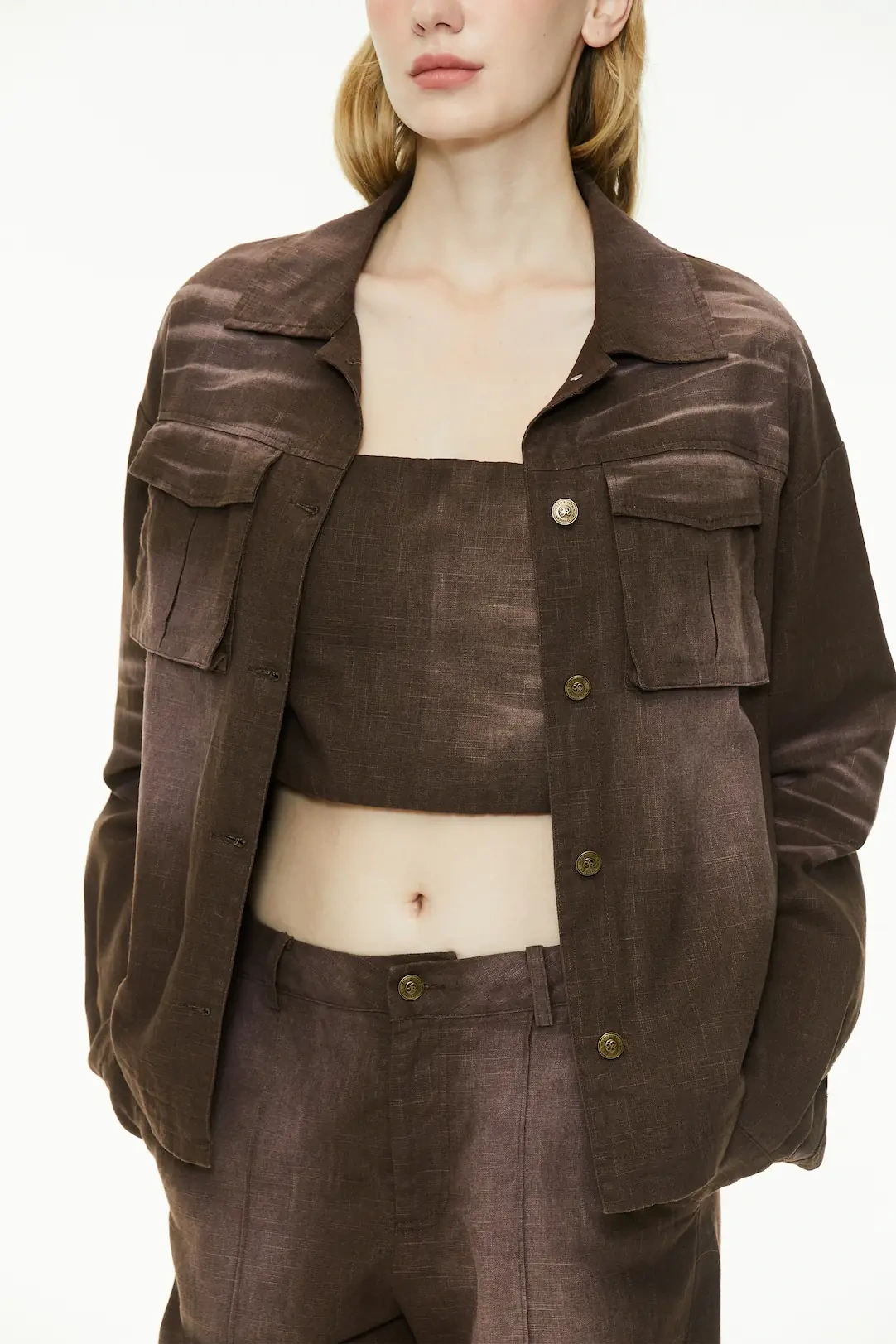 Retro work shirt jacket