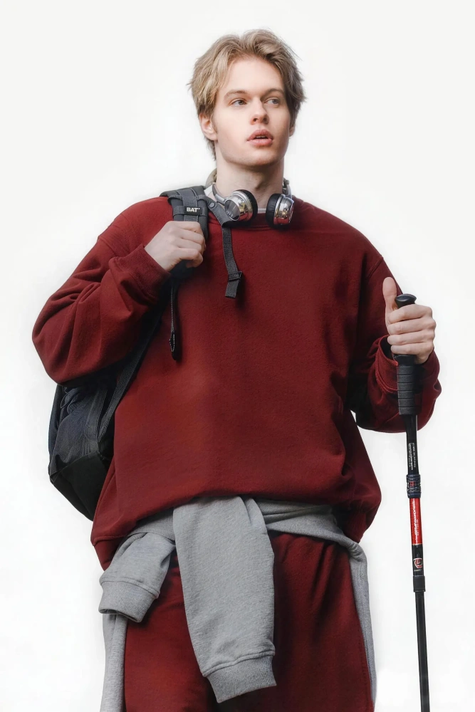 Multi-color basic sweatshirt