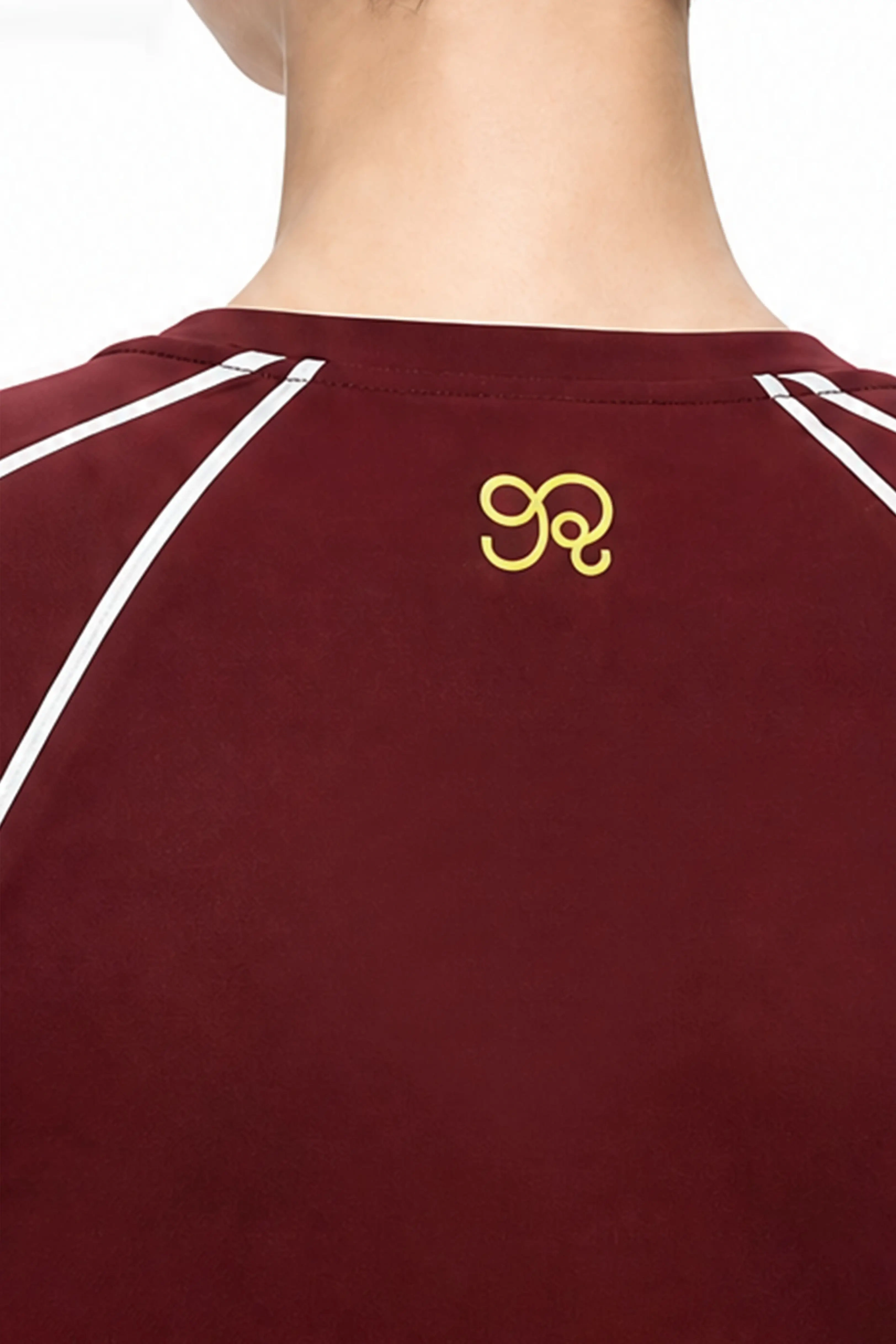 Cropped Slim Fit Athleisure Tee