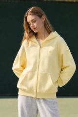 Oversized Double Zip Up Hoodie