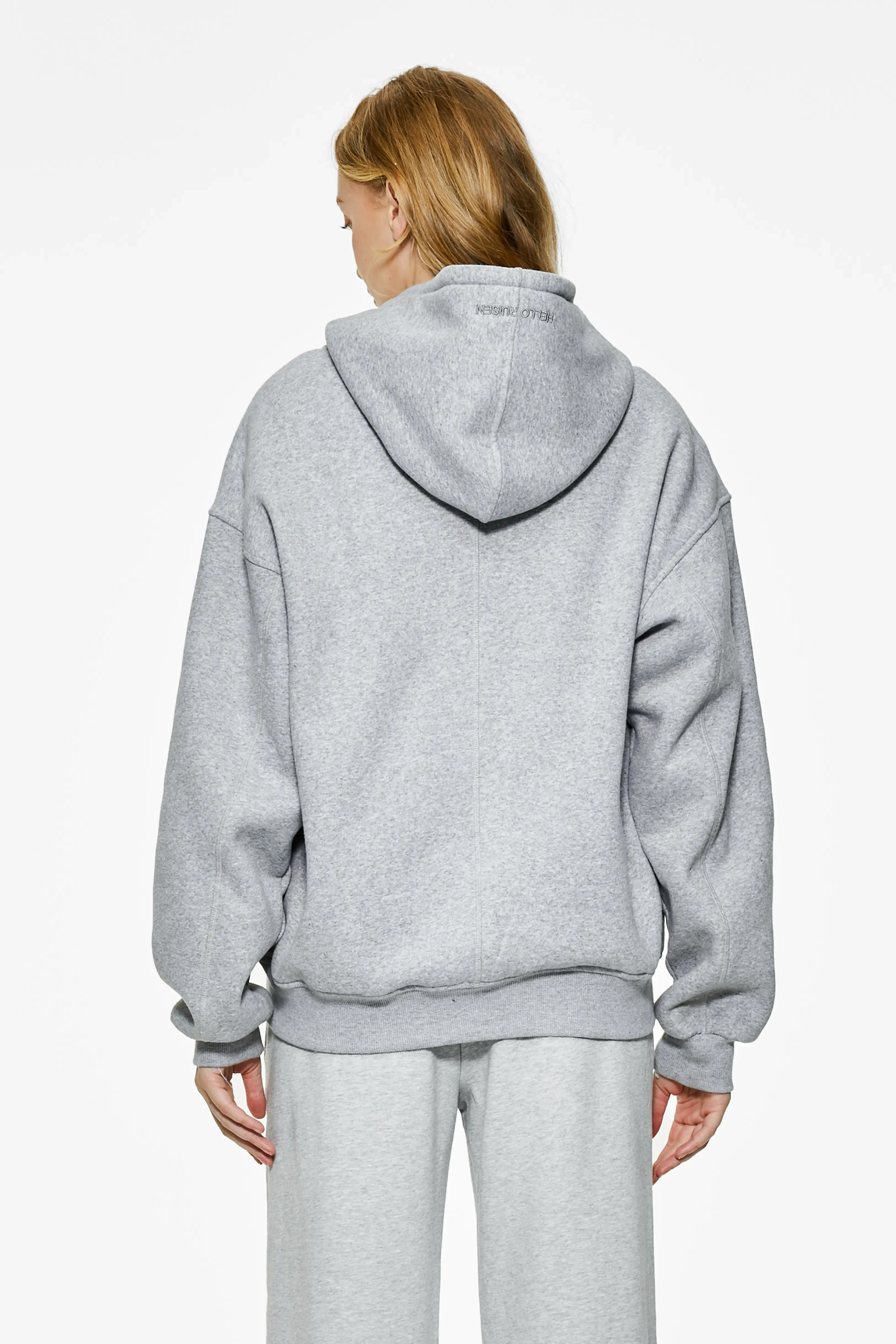 Oversized Double Zip Up Hoodie