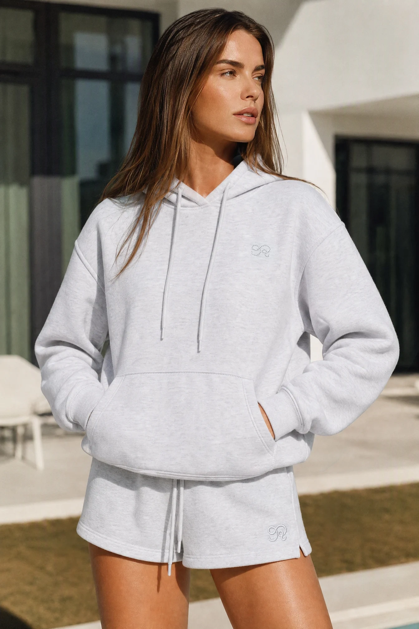 Oversized Drop Shoulder Hoodie