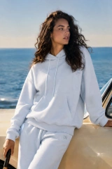 Drop Shoulder Relaxed Fit Hoodie