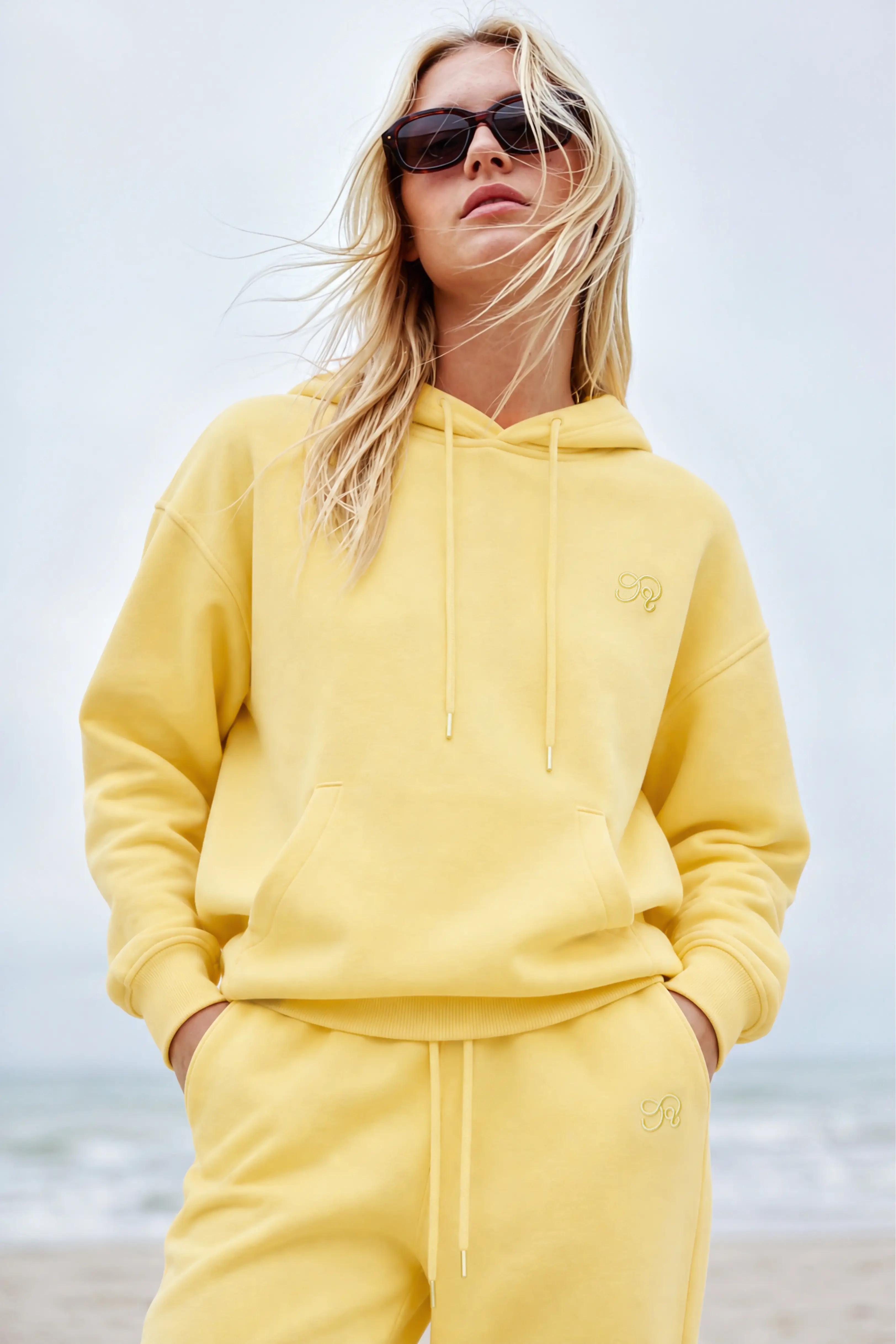Drop Shoulder Relaxed Fit Hoodie