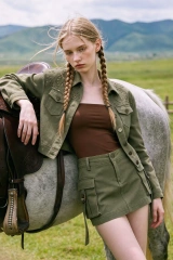 Western Utility Pocket Cargo Skort