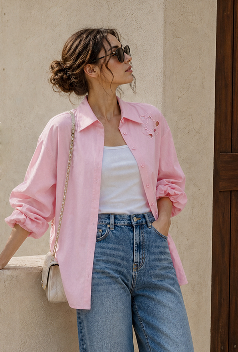 Women's puff sleeve shirt