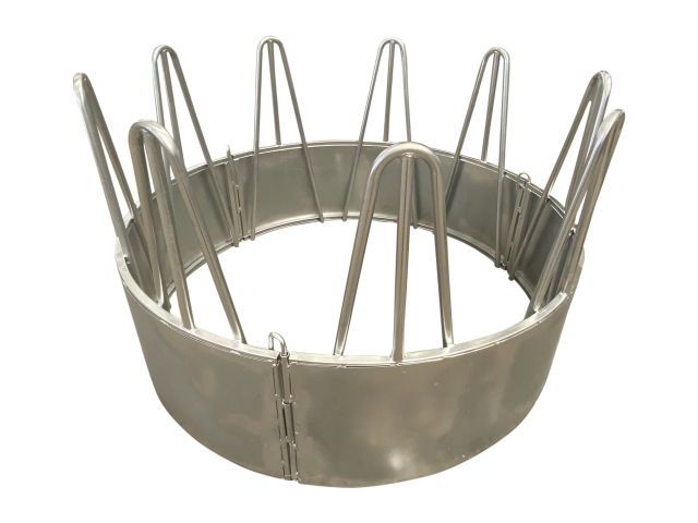 Heavy round hay feeder