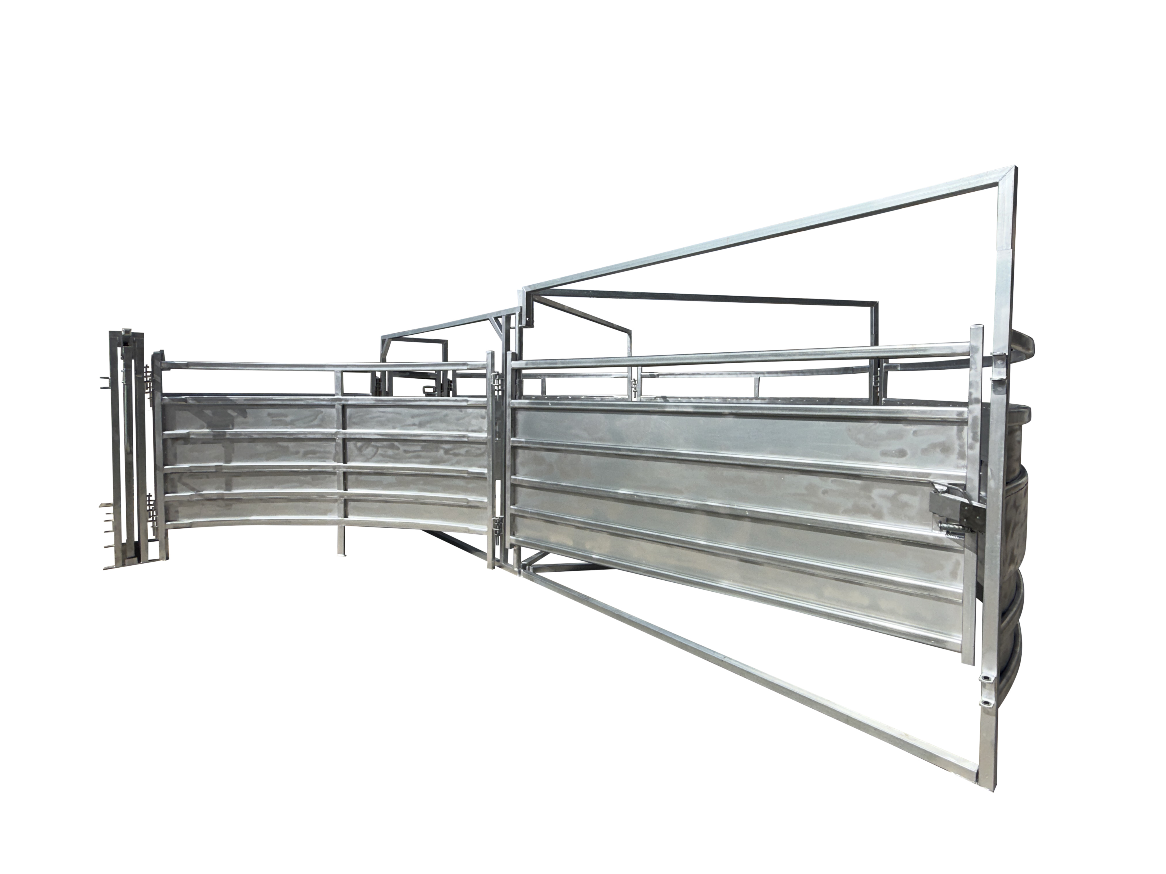 S-Bend & Circular Cattle Force Yard sheeted