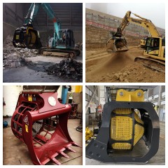 CNS HIGH QUALITY HYDRAULIC ROTARY ROTATING SOIL ROCK SAND SCREENING BUCKET EXCAVATOR SCREEN BUCKET