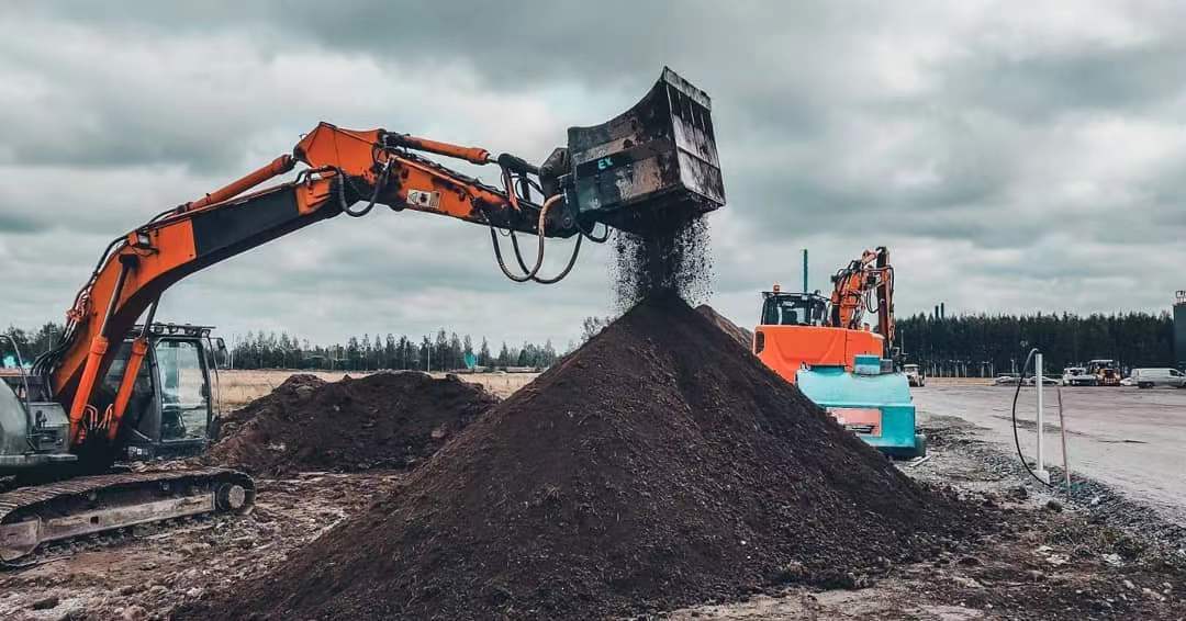 CNS CHINA CUSTOMISED SCREEN SIEVING SKELETON SKID STEER BUCKET FOR ROCK STONE SAND