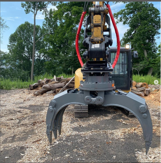 CNS HYDRAULIC EXCAVATOR GRAPPLE FOR STONE ROD GRAB