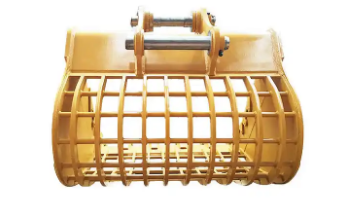 CNS CHINA CUSTOMISED SCREEN SIEVING SKELETON SKID STEER BUCKET FOR ROCK STONE SAND