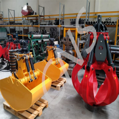 CNS EXCAVATOR HYDRAULIC CLAMSHELL GRAB BUCKET RORATY FREE RORATING GRAPPLE FOR CRANE DIGGER SPARE PARTS
