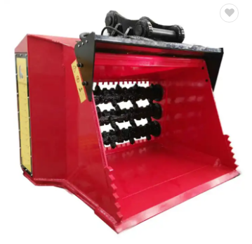 CNS COAL ROCK STONE CRUSH BUCKET BACKHOE EXCAVATOR CRUSHING SCREEN BUCKET