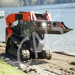CNS SUPERIOR SKID STEEL AND WHEEL LOADER BUCKET CUNSTOMIZED FOR SALE