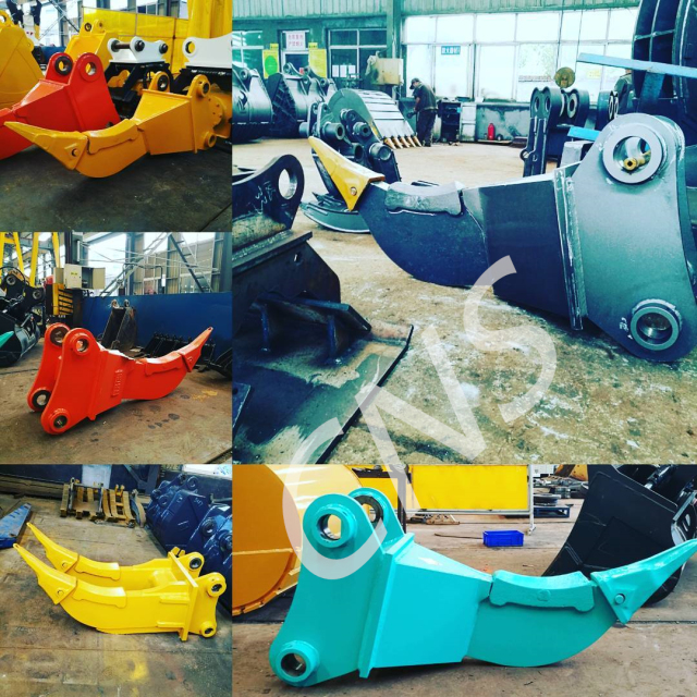 CNS HARD ROCK STONE Excavator RIPPER CONSTRUCTION MACHINERY PARTS TWIN SHANK RIPPER factory direct sale