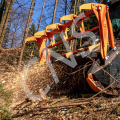 CNS EXCAVATOR BRUSH CUTTER MULCHER WOOD CRUSHER SUPER CHIPPER CLAW FLAIL MOWER