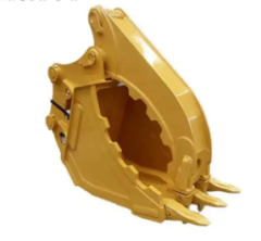 CNS HYDRAULIC EXCAVATOR GRAB BUCKET WITH THUMB FOR LOG STONE ROCK