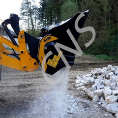 CNS COAL ROCK STONE CRUSH BUCKET BACKHOE EXCAVATOR CRUSHING SCREEN BUCKET