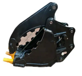 CNS HYDRAULIC EXCAVATOR GRAB BUCKET WITH THUMB FOR LOG STONE ROCK