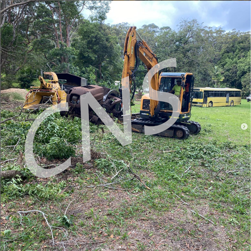 CNS HYDRAULIC VOLVO EC80 EXCAVATOR TREE WOOD LOG CUTTER SHEAR GRAPPLE SAW