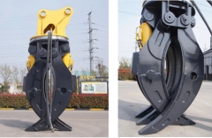 CNS 360 DEGREE RORATY HYDRAULIC BUILDING DEMOLITION SORTING EXCAVATOR GRAPPLE STEELGRAB BUCKET METAL SCRAP MULTI CLAWS FOR ROD STONE CONCRETE