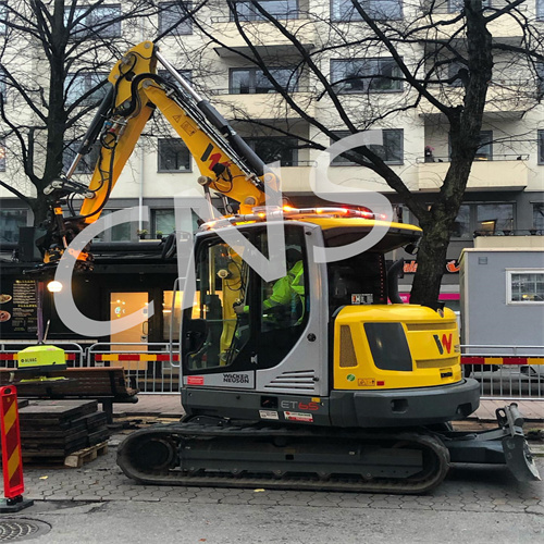 CNS HYDRAULIC VOLVO EC80 EXCAVATOR TREE WOOD LOG CUTTER SHEAR GRAPPLE SAW