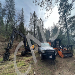 CNS EXCAVATOR BRUSH CUTTER MULCHER WOOD CRUSHER SUPER CHIPPER CLAW FLAIL MOWER