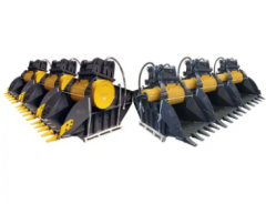 CNS CONCRETE STONE ROCK JAW CRUSHER SCREEN SIEVE SKELETON BUCKET WITH HARDOX FACTORY DIRECT SALE FOR EXCAVATOR ZX280 CAT330 etc.