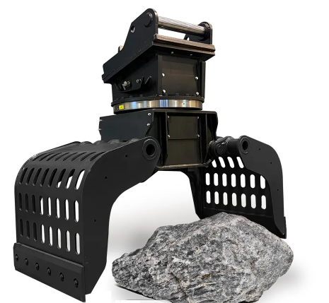CNS EC300 HARDOX STONE SORTING GRAPPLE EXCAVATOR GRAB BUCKET DEMOLITION STEEL METAL SCRAP MULTI PEEL CLAWS