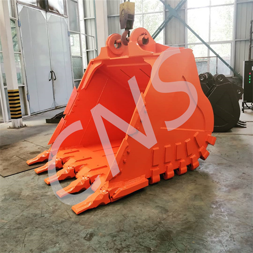 CNS CUSTOMIZED EXCAVATOR BACKHOE EXTREME HEAVY DUTY BUCKET WITH TEETH REINFORCED HARD DIGGING FOR MINING STONE ROCK