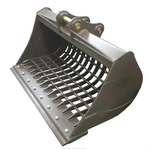 CNS GRID SIZE CUSTOMIZED SIEVE SKELETON BUCKET FOR EXCAVATOR BACKHOE WITH HOLE ROCK SAND STONE SHOVEL